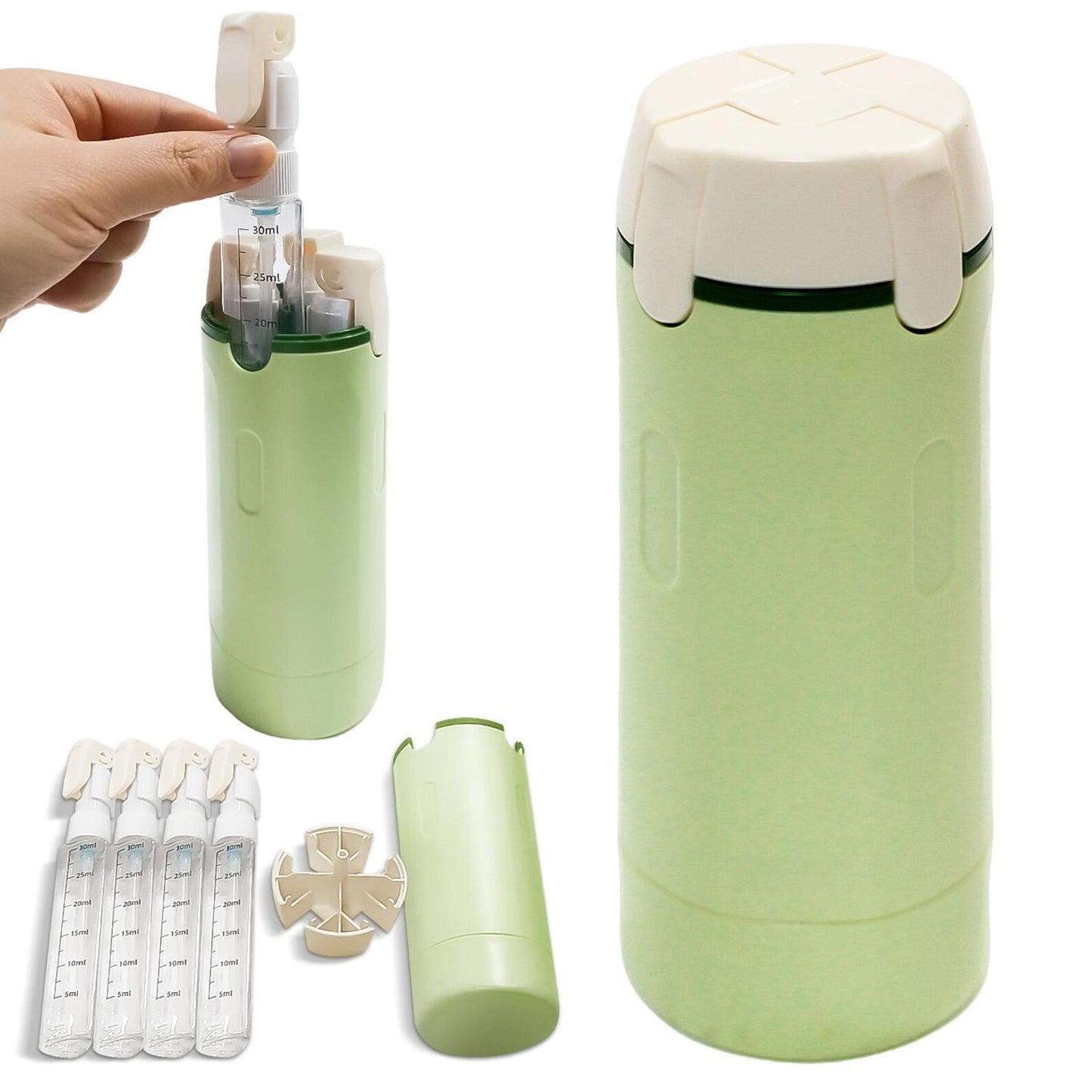 The PackLite 4-in-1 Travel Dispenser